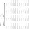 45 PCS Metal Curtain Hooks – Sturdy Single Hooks for Secure Curtain Hanging