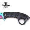 Everyday Carry Folding Pocket Knife, Assisted Opening, Tactical Design (Rainbow)