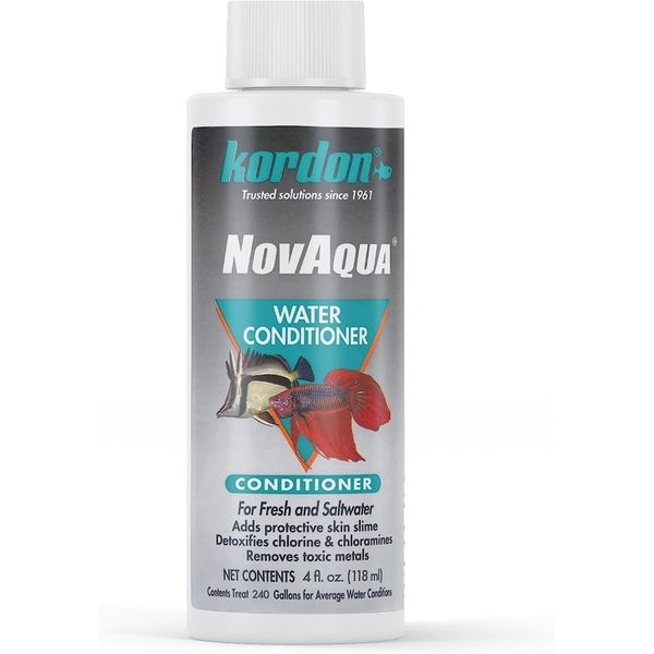 NovAqua #31144 The Original Aquarium Water Conditioner,4oz, Removes Heavy Metals