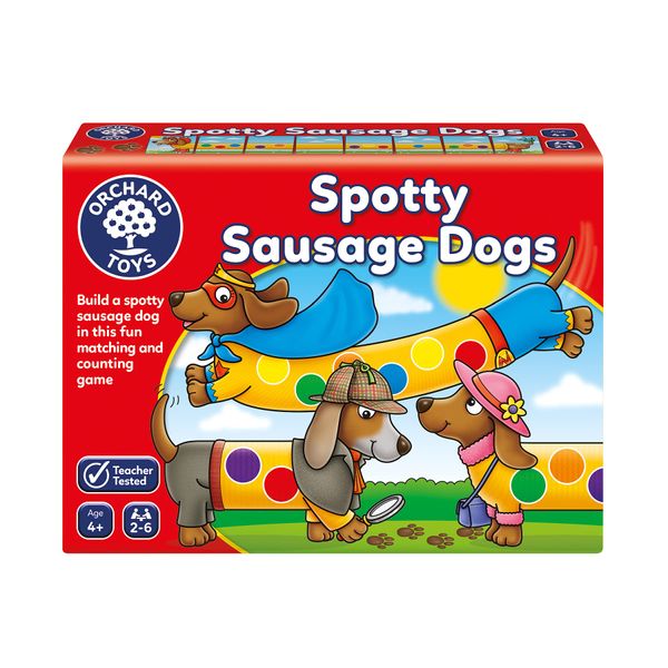 Orchard Toys Spotty Sausage Dogs Game, Fun Memory and Counting Game, Perfect for Children age 4+, Family Game, Educational Toy Games