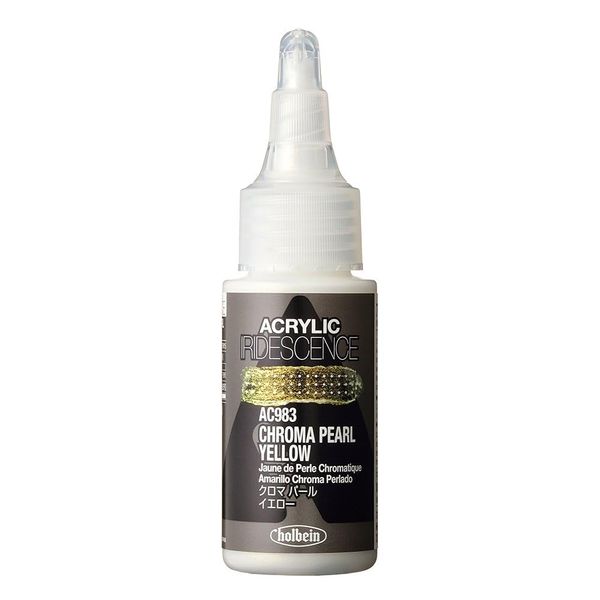 Holbein Iridescence Acrylic - Chroma Pearl Yellow 30 ml