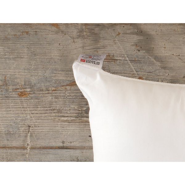 Lancashire Textiles Limited Manufacturers of quilts, pillows and homewares | Cotton Blend Cushion Inners Extra Filled Super Bounce Pad (16'' x16'', White)