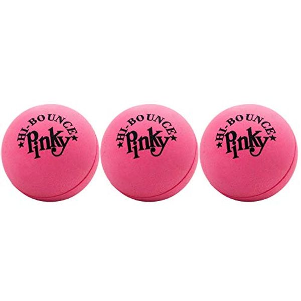 JA-RU Hi-Bounce Pinky Ball (3 Pack) Rubber-Handball Bouncy Balls for Kids and Adults. Small Pink Stress Bounce Ball. Indoor and Outdoor Sport Party Favors. Bouncing Throwing Play Therapy. 976-3Pe