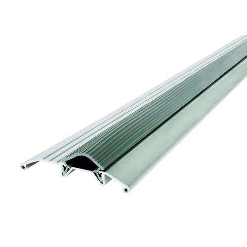 M-D Building Products 08086 3-3/4 in. x 3/4 in. x 32 in. Silver Aluminum and Vinyl Heavy-Duty Low-Profile Threshold