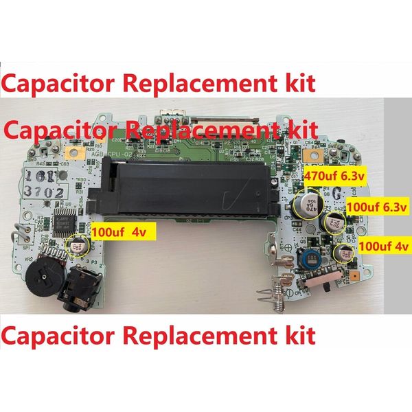 Game Boy Advance GBA Capacitor Replacement Repair kit / High quality 105°C Cap