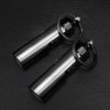 SOMGEM Permanent Match Keychain 2 Pack, Kerosene Refillable, Waterproof Flint Fire Starter for Outdoor Camping Emergency Survival Gear