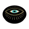 Yellow Evil Eye Black PopSockets Swappable PopGrip
