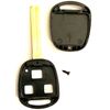 2X Lexus 3 Button Remote Head Key Shell TOY40 (Long) with LOGO Top Quality