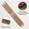 KnitPro 15 cm x 4.5 mm Symfonie Double Pointed Needles, Multi-Color