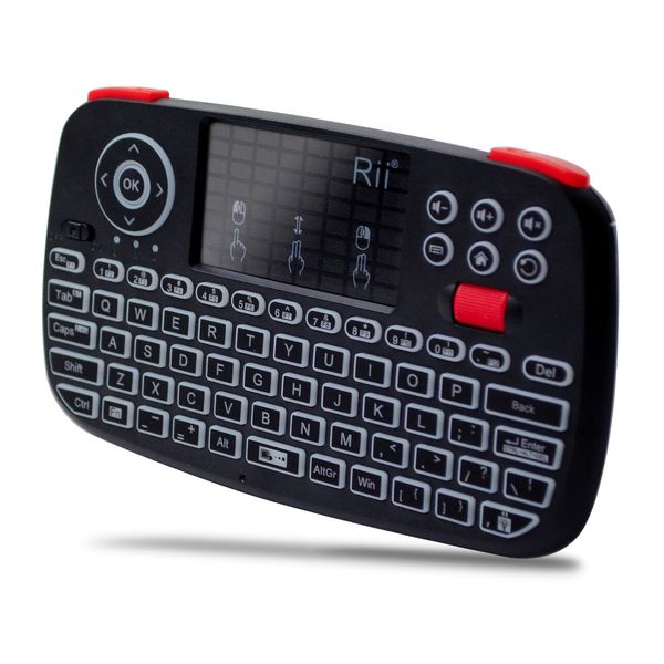 Rii i4 Mini Keyboard with duo connection (Wireless, Bluetooth)