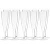 Plastic 10 Large Champagne Flutes 170ml, CE Stamped (10)