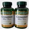 2 PACK Nature's Bounty Cinnamon 2000mg plus Chromium, 60 Ct Exp 01/26