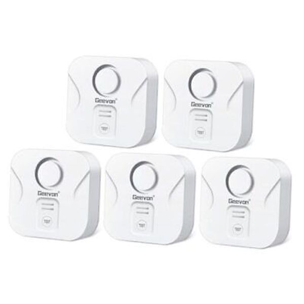 Water Leak Detectors for Home, 100dB Loud Water Sensor Alarm Leak 5 Pack