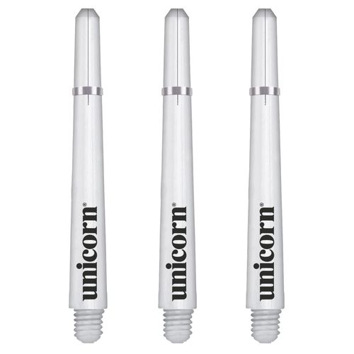 Unicorn Dart Shafts | Gripper 4 | Durable Polycarbonate | 3 Stems | Clear | Short 35.0 mm