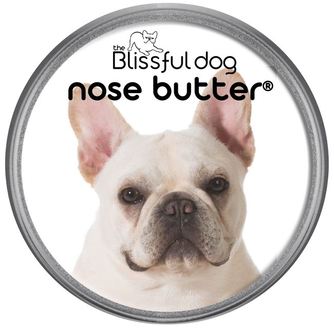 The Blissful Dog Cream French Bulldog Unscented Nose Butter - Dog Nose Butter, 1 Ounce