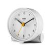 BRAUN/Brown Table Clock White BC01W, white, Minimalist
