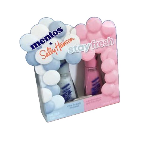 Sally Hansen Mentos Nail Stay Fresh Limited Edition Duo Set New in Box