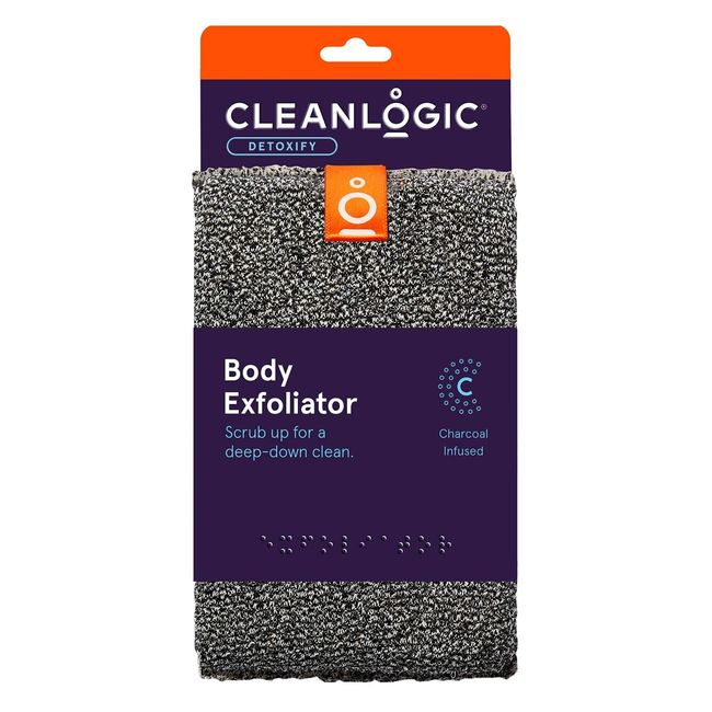 Clean Logic Detox Charcoal Infused Body Exfoliator (Pack of 3)