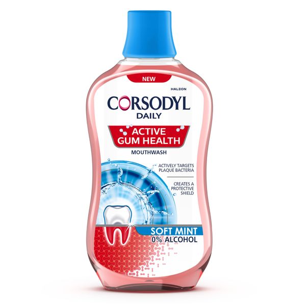 Corsodyl Active Gum Health Daily Mouthwash 500ml