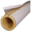 Fiberglass Rigid Pipe Insulation, 7/8" ID x 36" Length x 2" Insulation Thickness