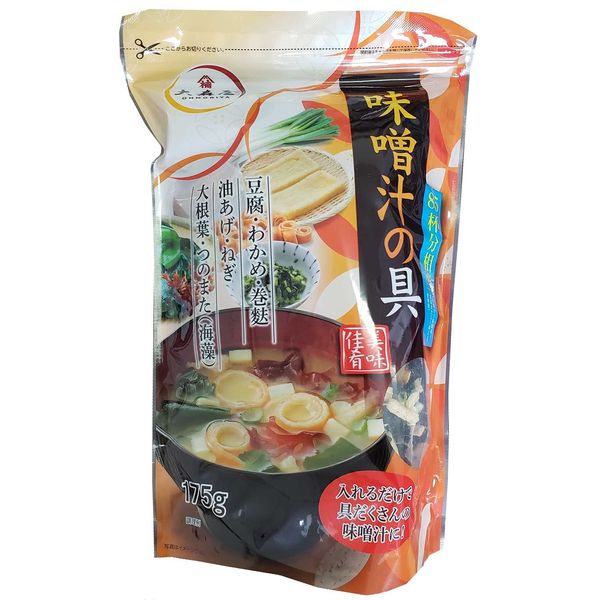 Omoriya Miso Soup Ingredients 6.9 oz (175 g)