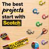 Scotch Clear Tape, .75 x 1000 Inches, 24 Rolls