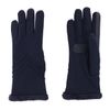 Isotoner Women's Touchscreen Chevron Winter Glove with Microluxe Lining, Small/Medium, Midnight