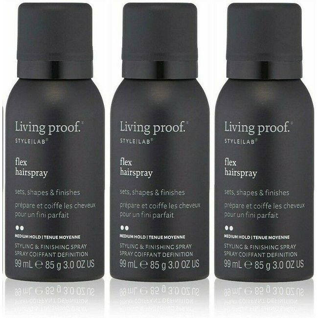 3 Living Proof Flex Shaping Hairspray (3 oz) Set Styling & Finishing Spray