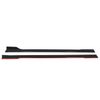 For Kia Stinger 78.7" Lower Side Skirts Extension Rocker Panels Splitter Kit