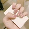 24 pcs Nail Tips 12 Size Summer Elegant Short Cute Dream Illusion Pink Fake Nails