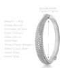 Tuscany Silver 8.37.2145 Women's Bangle Silver, Silver