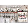 Coffee Now Wine Later Sign Personalized For Wine & Coffee Lovers