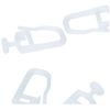 Gardinia Folding Glider Head Diameter White, Ø 7 mm
