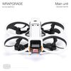 WRAPGRADE Skin Stickers Compatible with DJI Avata 2 (Racing White)