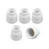 #12 Ceramic Cup White TIG Welding Cup fit Torch WP 9/20/25 Series with 3/32” Diffuser 5pk