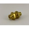 Parker 62PMTBH-6 3/8" Bulkhead Straight Union Brass Fitting