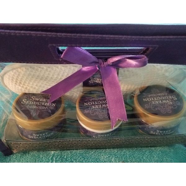 Sweet Seduction Foot Care 5 Piece Collection with Slippers - New