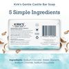 Castile Bar Soap by Kirk’s | Clean Soap for Men, Women & Children | Premium Coconut Oil | Sensitive Skin Formula, Vegan | Fragrance-Free/Unscented | 4 oz. Bars - 3 Pack