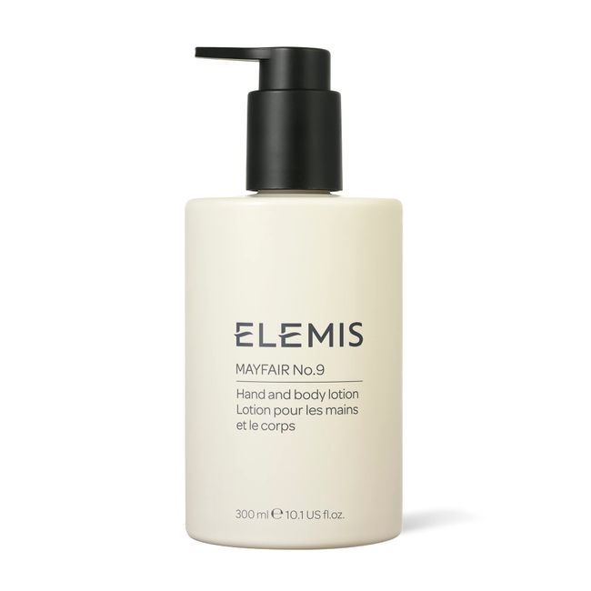 ELEMIS Mayfair No.9 Hand & Body Lotion, Lightweight Formula Hydrates, Softens, and Moisturizes Skin with Sustainable Shea Butter and Borage Oil, 300ml