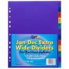 Tiger Extra Wide A4 Dividers Jan-Dec Index Assorted Pack 1 Ref 301566 by Tiger