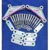 Stainless & Galvanized Tandem Boat Trailer Axle Shackle Kit / Double Eye Spring