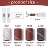 iTGOOS 200 Pieces Sanding Bands and 2 Pieces Electric Nail Drill Bits for Professional Manicure and Pedicure Portable Manicure Pedicure Kit with Sanding Bands and Nail Drill Bits 80# 120# 180# 240#