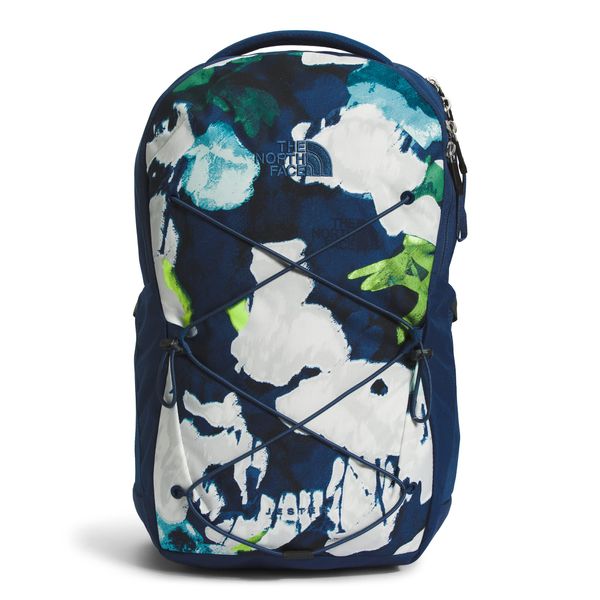 THE NORTH FACE Women's Every Day Jester Laptop Backpack, Summit Navy Abstract Floral Print/Shady Blue, One Size