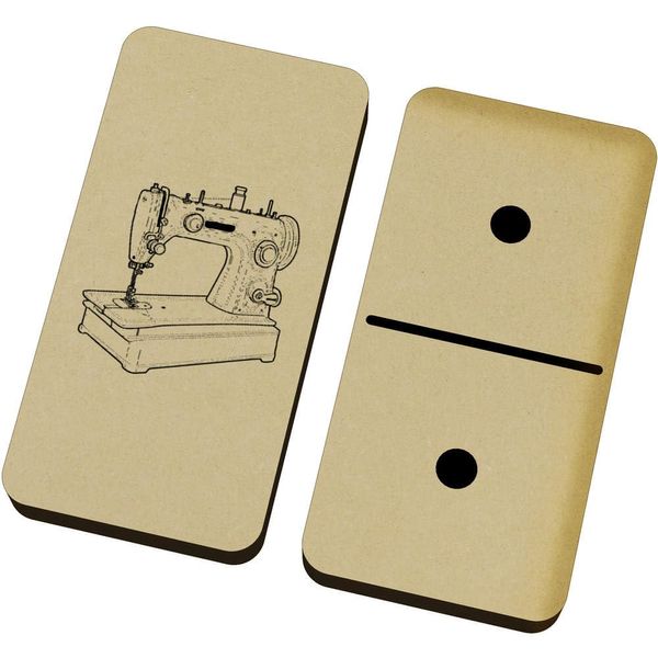 Azeeda 'Sewing Machine' Domino Set & Box (DM00043422)