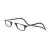 Clic Magnetic Reading Glasses, Computer Readers, Replaceable Lens, Adjustable Temples, Original, (S-M, Black, 2.50 Magnification)