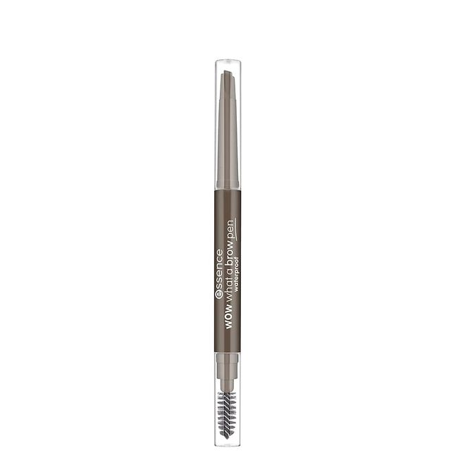 essence wow what a brow pen waterproof, Eye Pencil, Augenbrauenstift, Nr. 03 Dark Brown, braun, sofortiges Ergebnis, matt, vegan, wasserfest, Mikroplastik Partikel frei (0,2g)