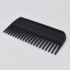 Professional Large Hair Detangling Comb, Wide Tooth Hair Styling Comb for Curly, Wet, Dry Hair, No Handle Detangler Comb Shampoo Comb, Black
