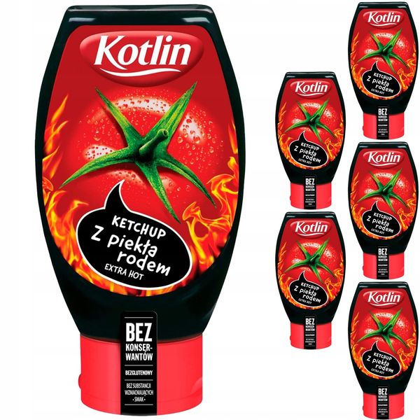 Kotlin Extra Hot Ketchup 450g/15.9oz