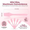 Cosmetic Spatulas (2.5”, 100 Pack) - Small Plastic Spatula for Cosmetics, Cre...