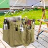 Portable Camping Picnic Storage Bag Case Cookware Tool Box Kit Organizer